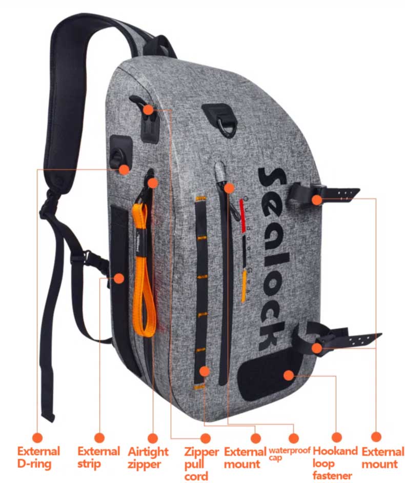 Genți de sling impermeabile — Fermoar etanș IPX7, MOQ 200 | Fabrica OEM
